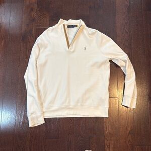 Ralph Lauren quarter zip white
